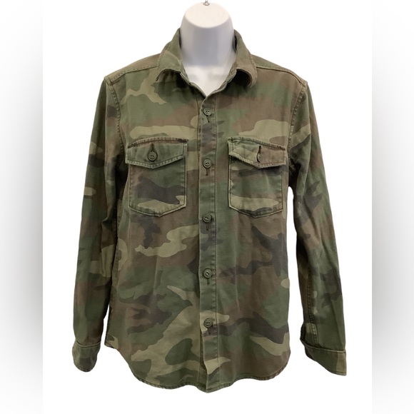 TNA by Aritzia Army shirt - Picture 1 of 7